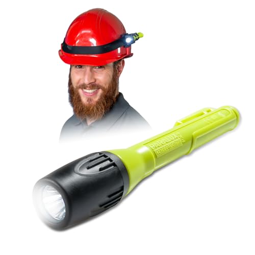 Lampe à main Parat Paralux PX2 (lampe de sécurité robuste / lampe de travail étanche à l'eau, à la poussière / lampe avec piles)