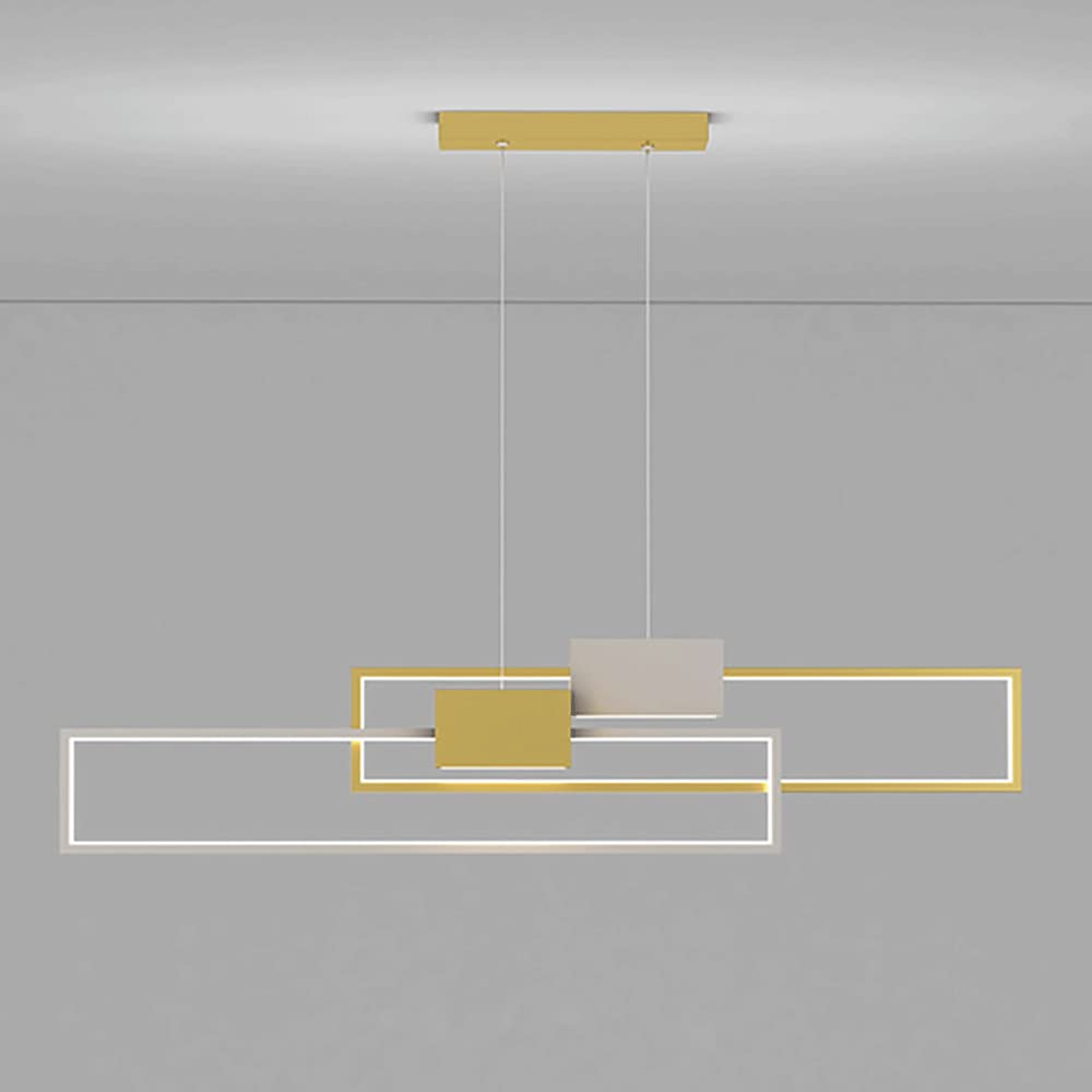 Longues lampes de suspension d'éclairage décoratif pour îlot de cuisine et salle à manger LED