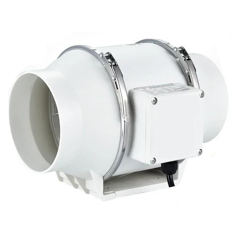 Extractor De Aire 4/5/6 Pulgadas For El Hogar, Silencioso, Conducto En Línea, For Baño, Cocina, Inodoro, Pared, Purificador ExtraccióN De Alta Eficiencia(5 inch)