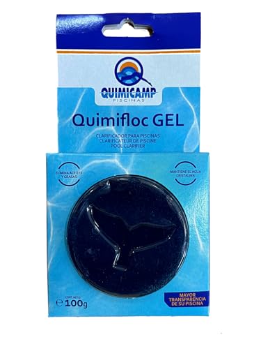 Mugar-Floculante Gel para Piscinas, Clarificador Natural eliminador de Grasas y Otras materias orgánicas. Clarificador de Agua, superclarificante 100 Gramos