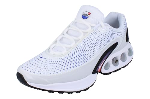 Nike DV3337-104 Air Max Dn Uomo, White/White-Racer Blue-Bright Crimson EU 45