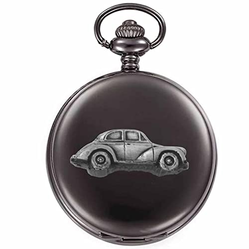Montre gousset à quartz Morris Minor Berline 2 portes Ref160 effet étain