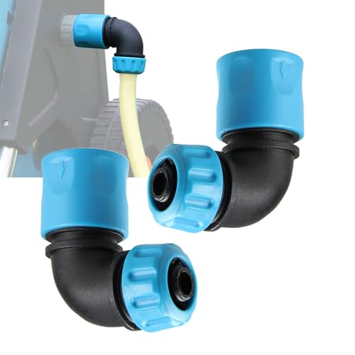 Raccord Coudé À Quatre-Vingts-Degrés - Raccord Rapide Étanche À Angle Droit Pour Tuyau | Raccord Résistant À L'usure Pour Jardinage Lavage Arrosage Irrigation