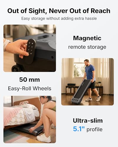 MERACH UltraWalk W60 Walking Pad Treadmill with 12 Auto Incline Under Desk 400lb Capacity - image 8