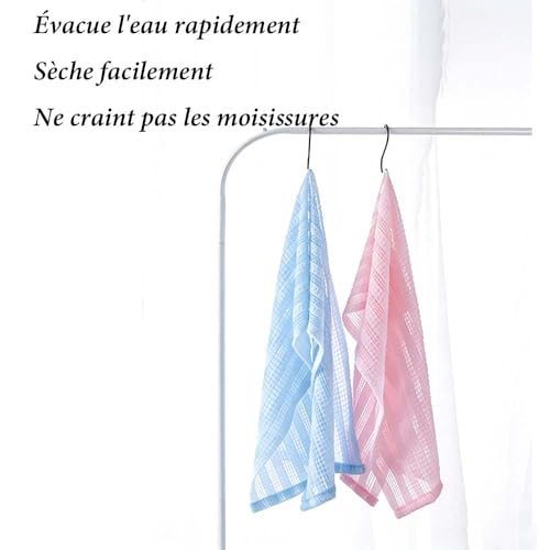 Serviette exfoliant dos antibactérienne au séchage rapide
