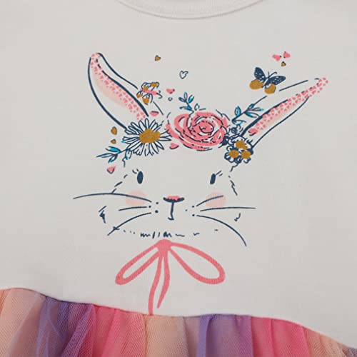 Image of Toddler Girls Tutu Dresses Cute Casual Short Sleeve Dress for Summer Daily Home School Party 2-8T