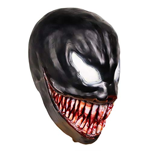 Waylike Scary Mask Latex Costume Rubber Cosplay Costume for Novelty Halloween Mask
