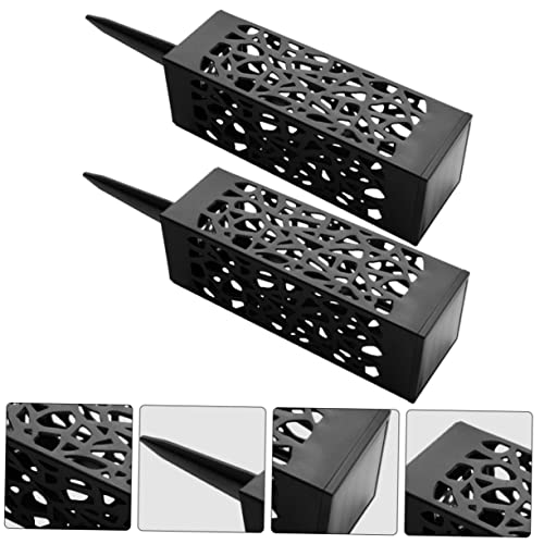 HEMOTON 2pezzi Lampada Da Bastone Luce Per Esterno Design Hollow Creativo Luce Calda e Energetico Adatto Per Giardini Aree e Vialetti Es