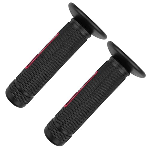 Brysalis Puños para Moto, Puños de Manillar de Motocicleta para Protaper, 22 mm / 24 mm Puños Manillar Motocicleta de Moto, Manillar de Goma para Ciclomotor, Antideslizante y Duradero