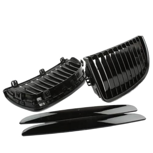Calandre de voiture pour remplacer grille usée BMW E90 E91 noir brillant - 4