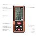 Laser Distance Measure, Meterk 196 Ft M/In/Ft Laser Distance Meters with Non Mute Function Large LCD Backlight Display Measure Distance,Area and Volume,Pythagorean Mode Battery Included