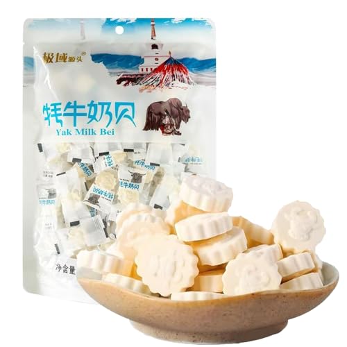 GCYYSIQS Dry Eat Milk Tablet,252g/8.8oz,Original Flavor Milk Bei,...