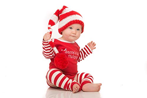 Red & White Stripe Baby Leg Warmers For Boys And Girls By Judanzy, One Size #TOP2