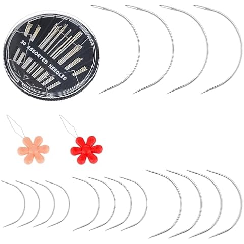 Jeffdad Curved and Hand Sewing Needles Set Cover