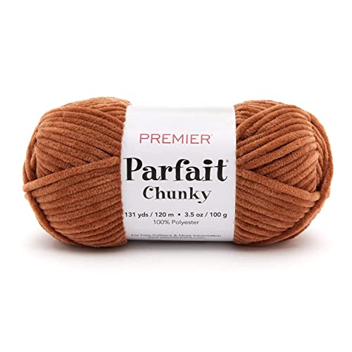 Premier Yarns Parfait Chunky, Teddy Bear, Bulky Weight, 3.5 oz, 131 Yards