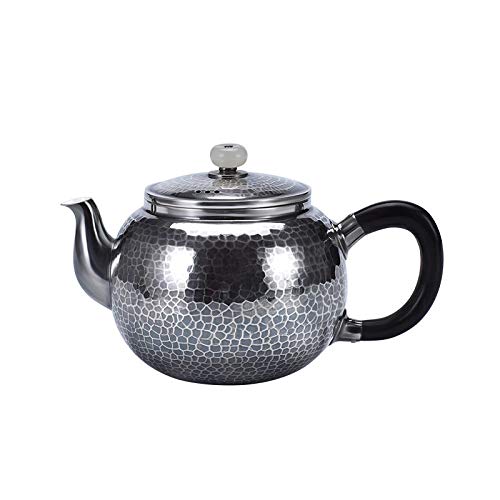 No-Branded Teiera d'Argento hkrstssxj Cinese Kungfu Teakettle Vecchia Cerimonia Teiera Set Idee Regalo for Adulti…