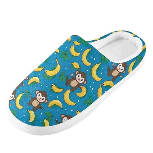 Space Planet Galaxy Astronaut Slippers for Women Men Indoor Slippers Memory Foam Fuzzy Slippers House Shoes for Indoor Outdoor Size 6/72