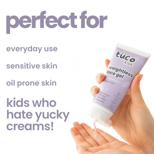 Image of Tuco Kids Face Gel Cream & Moisturizer | Infused with Aloe Vera, Oat & Rice Water | Superlight, Safe, Hydrating, Gentle & Oil-Free | for All Skin Type | Paraben & SLS Free | 50gm