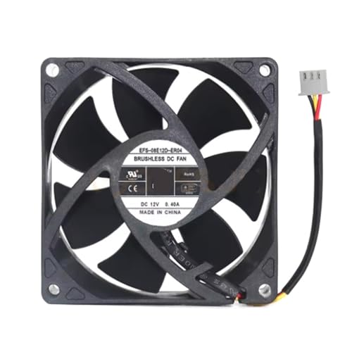 Ventilateur EFS-08E12D-ER04 3wire pour boîtier PC et refroidissement interne de 8025