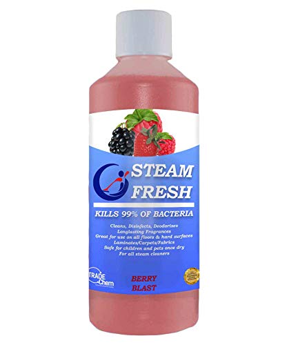 Steam Cleaning Detergent Solution Cleaner Fluid- Steam Fresh 500ml (Berry Blast)