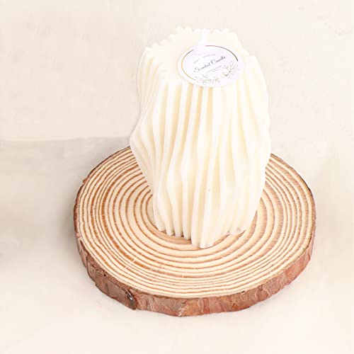 Twisted Striped Column Candle Silicone Mold Hexagon Spiral Candle Soap Mold Fondant Chocolate Cake Baking Mould Plaster Clay Resin Epoxy Mold #TOP4