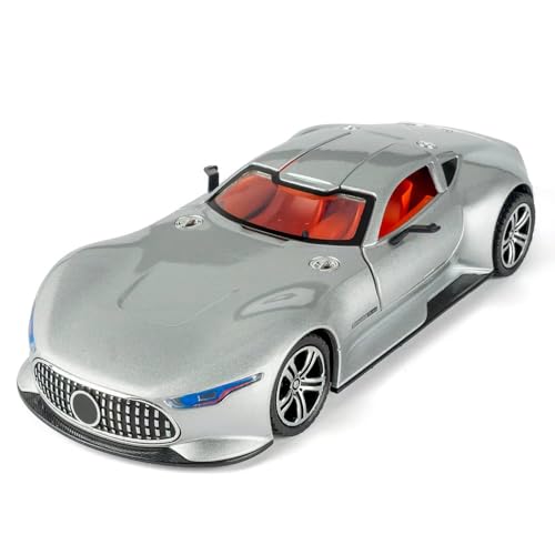 Modelo de Coche de Juguete 1:24 Silver AMG Vision GT miniatura 1
