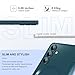 Slim Case for Samsung Galaxy S23 FE 5G, [Camera Lens Protector][Mag-Safe] Thin Metal Matte Silicone Soft Rubber S23 FE Phone Case, Magnetic Wireless Charging Cover for Samsung S23 FE (Green)