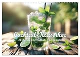Cocktail-Klassiker (Wandkalender 2026 DIN A3 quer), CALVENDO Monatskalender: 12 berühmte Cocktails mit Rezepten (CALVENDO Lifestyle)
