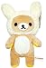 San-X Rilakkuma Mascot Series - Rilakkuma Rabbit Hat 10"