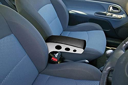Image of Oshotto Dual Tone Car Armrest Console Black & Chrome Compatible with Maruti Suzuki Alto-800