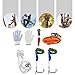 QUSKLISU Tree Pole Climbing Spike Set Portable Steel Pole Climbing Spurs Tree-Climbing Tools Forged Climber Gaffs Tool with Adjustable Leather Strap for Felling Trees, Picking Fruit, Hanging Objects