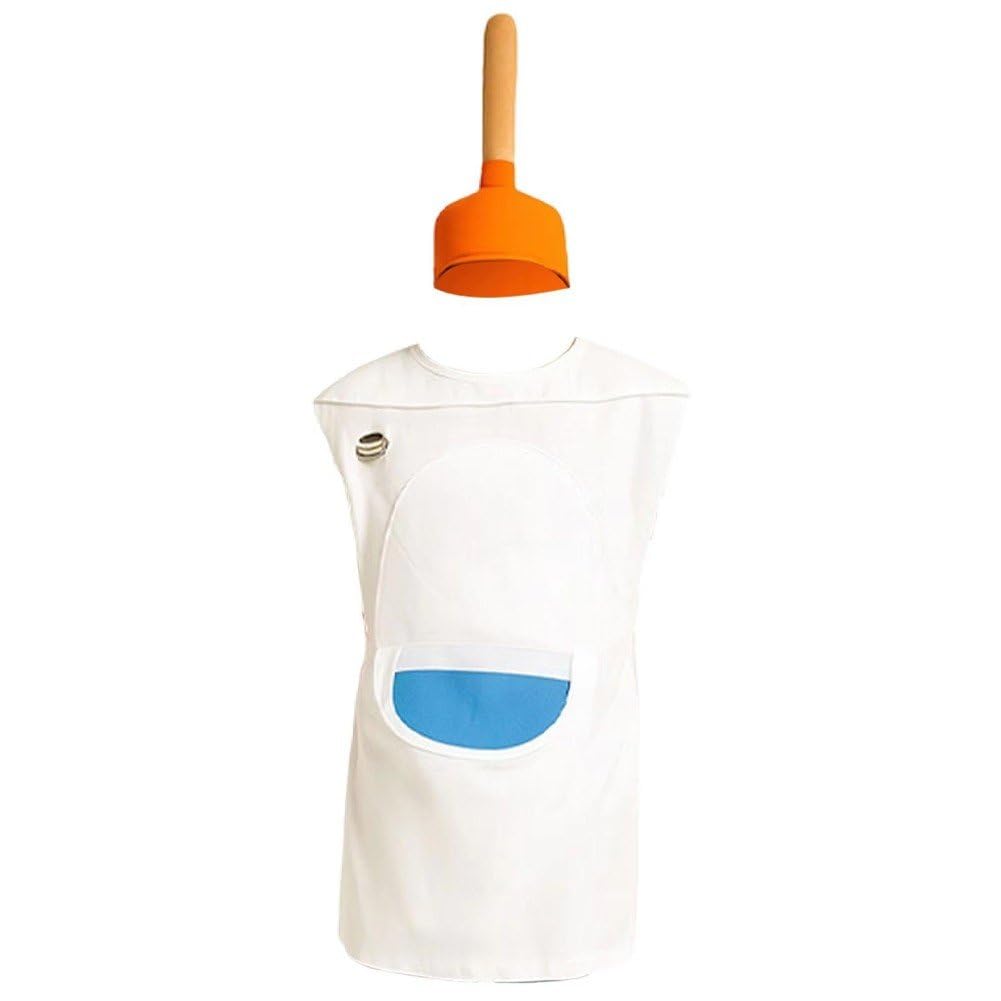 Costume de toilette adulte déguisement amusant pour animer vos fêtes d'Halloween en groupe