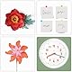 200 Stück Musterklammern Bunt Musterbeutelklammern Briefklammern Mini Brads Rundkopfklammern Mini Runde Brads Metall Bunte Klammer Musterklammer für Handwerk DIY Scrapbooking