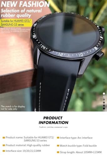 Bracelet en silicone extrémité incurvée pour Speedmaster et AT150 - 7
