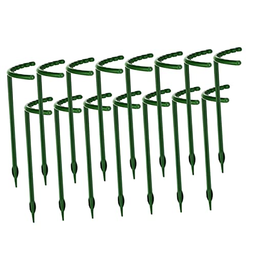 BESTonZON 2 Ensembles Support De Plantes Lot de Supports De Fleurs Semi Circulaires pour Plantes Grimpantes Et pour Rosiers Et Lianes Utilisation Intérieure Et Extérieure 15 Pièces * 2