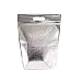 Insulated Easy Zip Lock Resealable Aluminum Sandwich Lunch Bag - Reusable Thermal Snack Bento Camping Picnic Grocery Hot & Cold Pouch (5, Small)