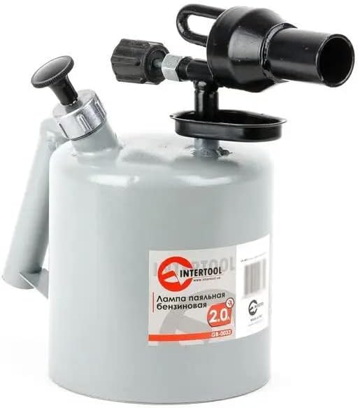Blow Torch Blowlamp Blowpipe 2 Liter Lamp Fuel Petrol Gasoline + English Manual