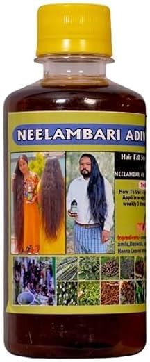 NAMRATA ENTERPRISES Adivasi Neelambari Herbal Hair Oil for Hair Growth, Hair Fall Control, Dandruff Treatment, Original Ayurvedic Herbs Hair Care Oil (500-ML)