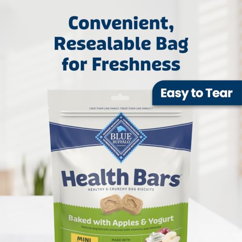 Image of Blue Buffalo Health Bars Apples & Yogurt Mini Dog Biscuits, 16 oz