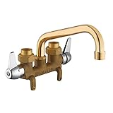 Glacier Bay 4211N-0001 2-Handle Laundry Faucet, Rough Brass