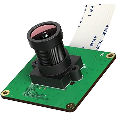 innomaker Raspberry Pi Industrial Camera Module STARVIS IMX327LQR Color CMOS Sensor 2.13M Pixel Wide Angle Fisheye Lens for Rasp Pi 4 3B+ 3B A+ CM3+ CM3 Cover