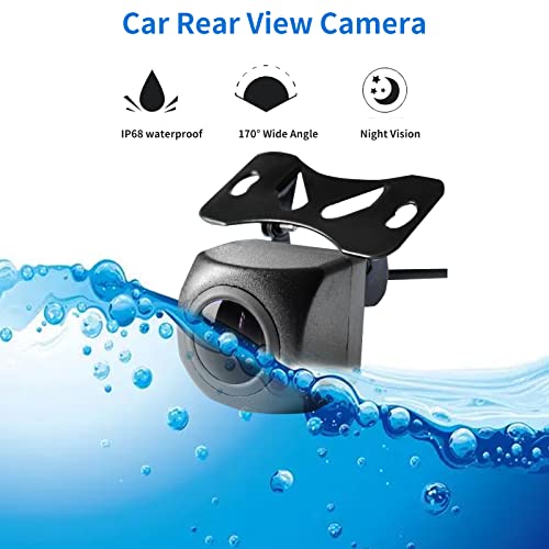 Scumaxcon Car Backup Camera Rear View Reverse Camera Night Vision Waterproof Av Ahd 720P 170° Wide View Angel Parking Camera For Rcd330 Series, 187E/F/G，Rcd360 Series, 280B/ C/D #TOP2
