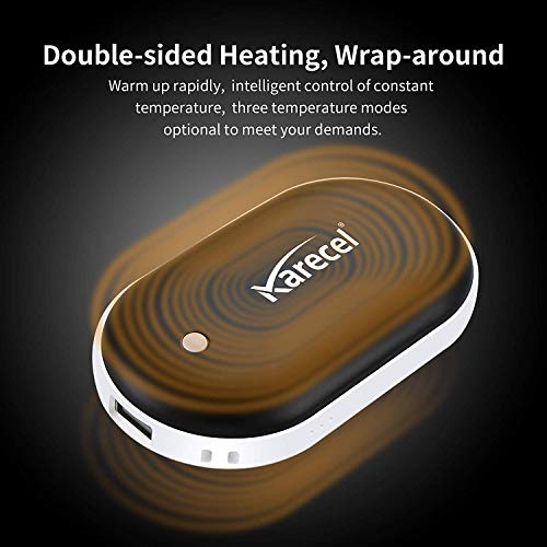 KARECEL Rechargeable Hand Warmers, Electric Hand Warmer 5200mAh