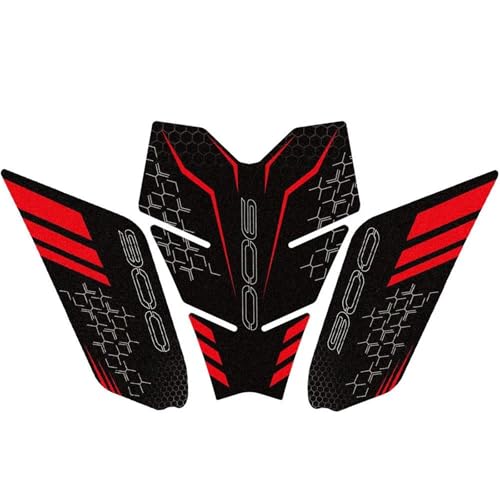 Autocollants réservoir moto Z900 rouge protection latérale et stickers carburant