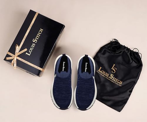 Image of LOUIS STITCH Men's Lightweight Athleisure Sport Shoes | Dual-Color EVA Sole | Casual Sneaker & Athleisure Wear | LS-AT-FS01