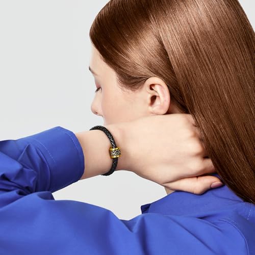 CHOW SANG SANG 999 24K Solid Gold Noir XL Auspicious Clouds Charm Bracelet for Women, Men and Unisex 19cm 95637C3