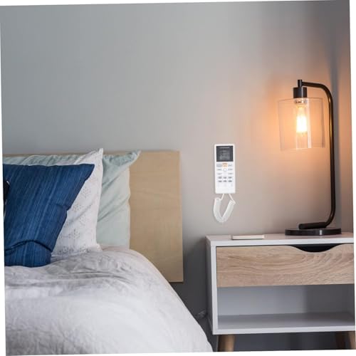 Image of Magnetic Remote Control Holders Wall Mount with Spring Ropes - Safely Secure Remotes, Wall-Mount with No Drill Self-Adhesive, Anti-Lost, Extendable Spring for All TV Remotes (6)
