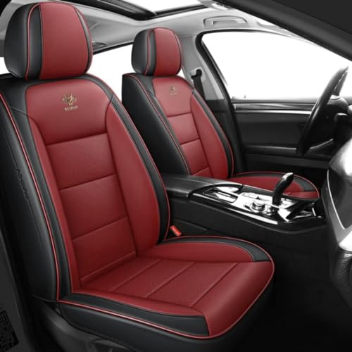 Housses de siège voiture universelles noir rouge accessoires Kia Spectra5