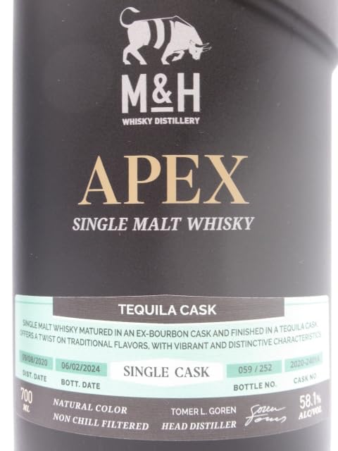 ザクロワイン樽で後熟】M&H APEX Pomegranate Wine Cask 700m M＆H