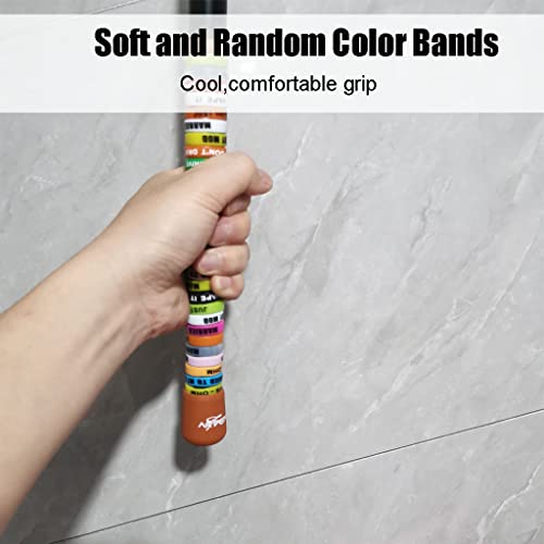 Jztang 50 Pcs Small Silicone Bands Mixed-Color Silicone Anti Slip Rubber Rings Soft Protection Sleeve For Rod, Grips, Dia 0.87'' #TOP4